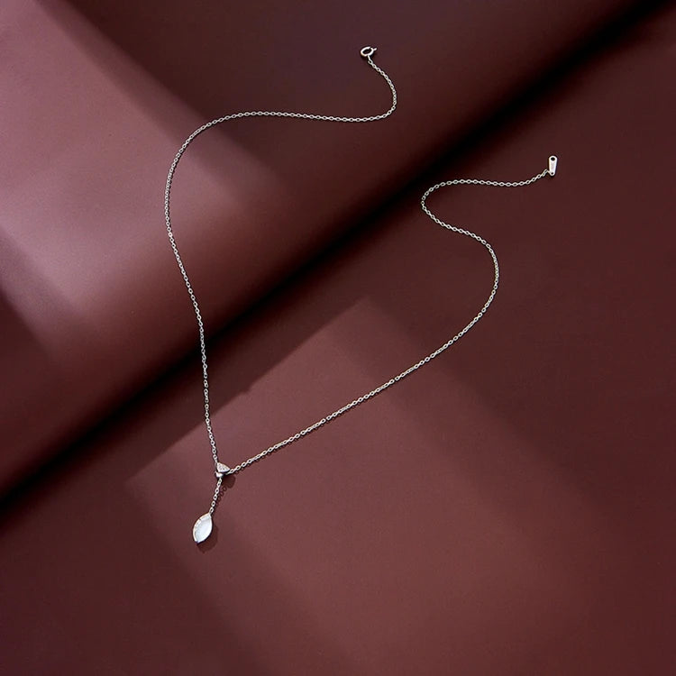 Emotional Factory 925 Sterling Silver 14K Gold Plated Gemstone Water Droplets Rock Crystal Vintage Necklace