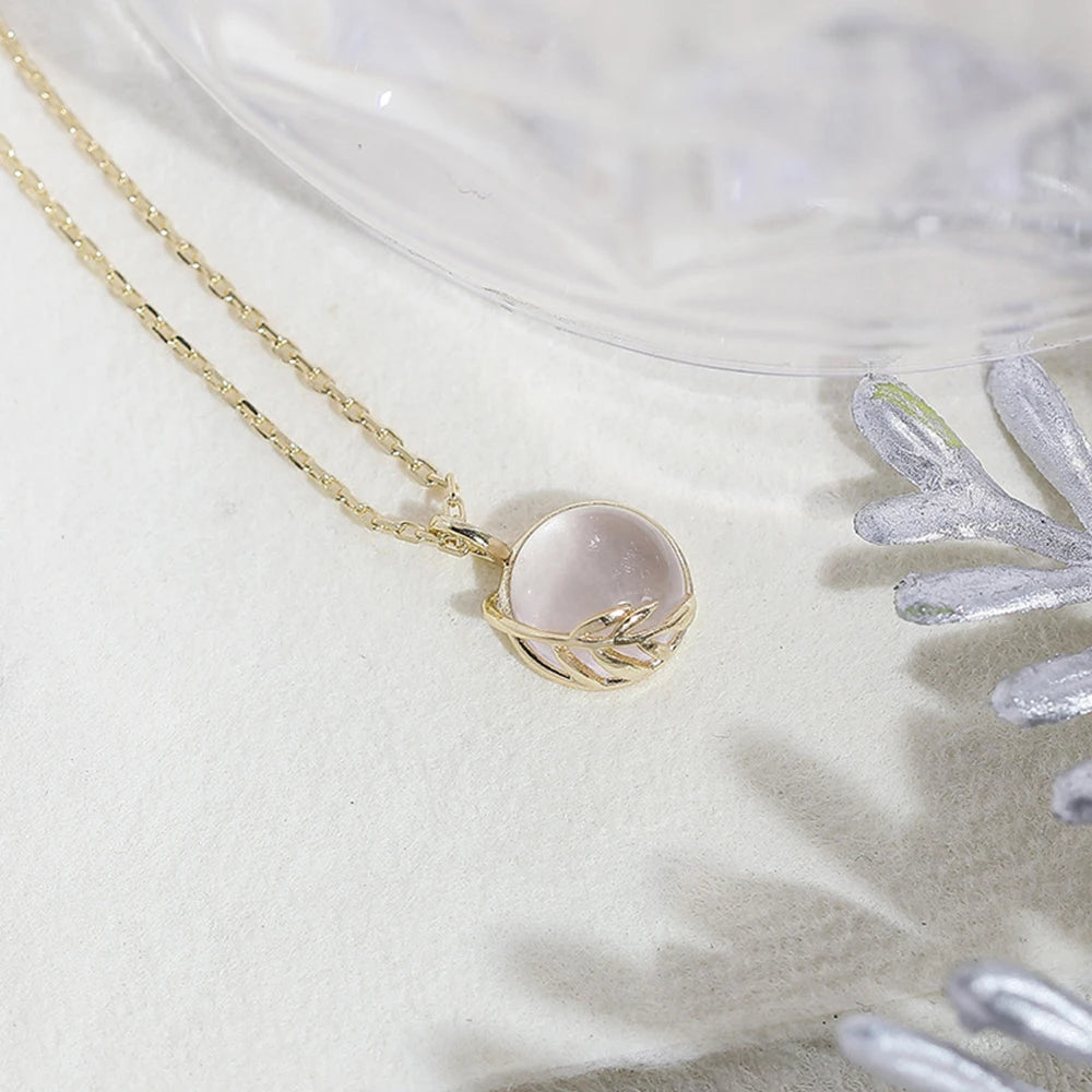 Emotional Factory 925 Sterling Silver 14K Gold Plated Gemstone Rainbow Stone Small Cute Snake Zircon Necklace