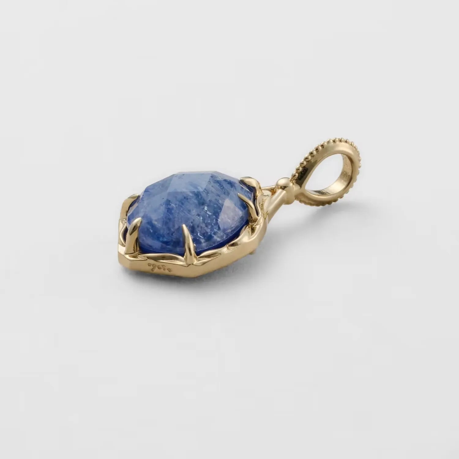 Exquisite Dual-Stone Pendant - Japanese Retro Elegance, S925 Silver 14K Gold Plated Necklace with White Crystal & Lapis Lazuli