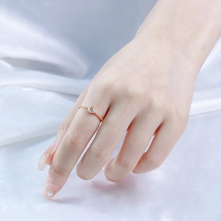 925 Sterling Silver 14K Gold Plated Gemstone Natural Labradorite Stripe Key Shape Ring