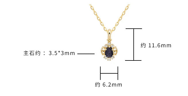 925 Sterling Silver 14K Gold Plated Gemstone Retro Geometric Circle Flower Aventurine Natural Australia Opal Necklace