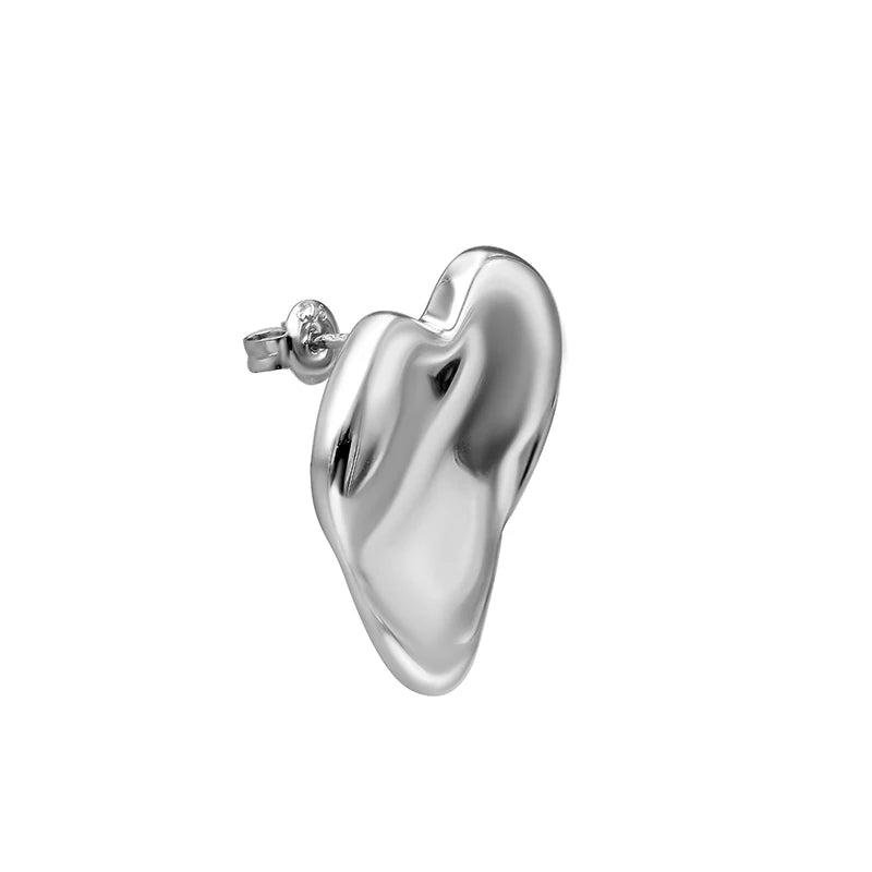 2023 Trendy S925 Sterling Silver Heart Earrings - Versatile Fashion, Factory Wholesale Jewelry