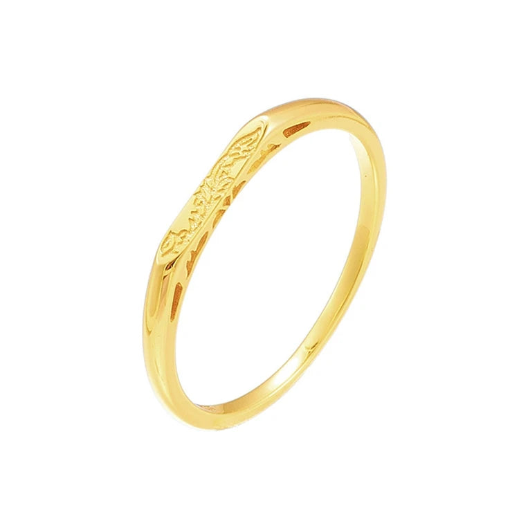 Emotional Bague De Mariage En or Factory 925 Sterling Silver 14K Gold Plated Gemstones Classical Name Stamped Ring