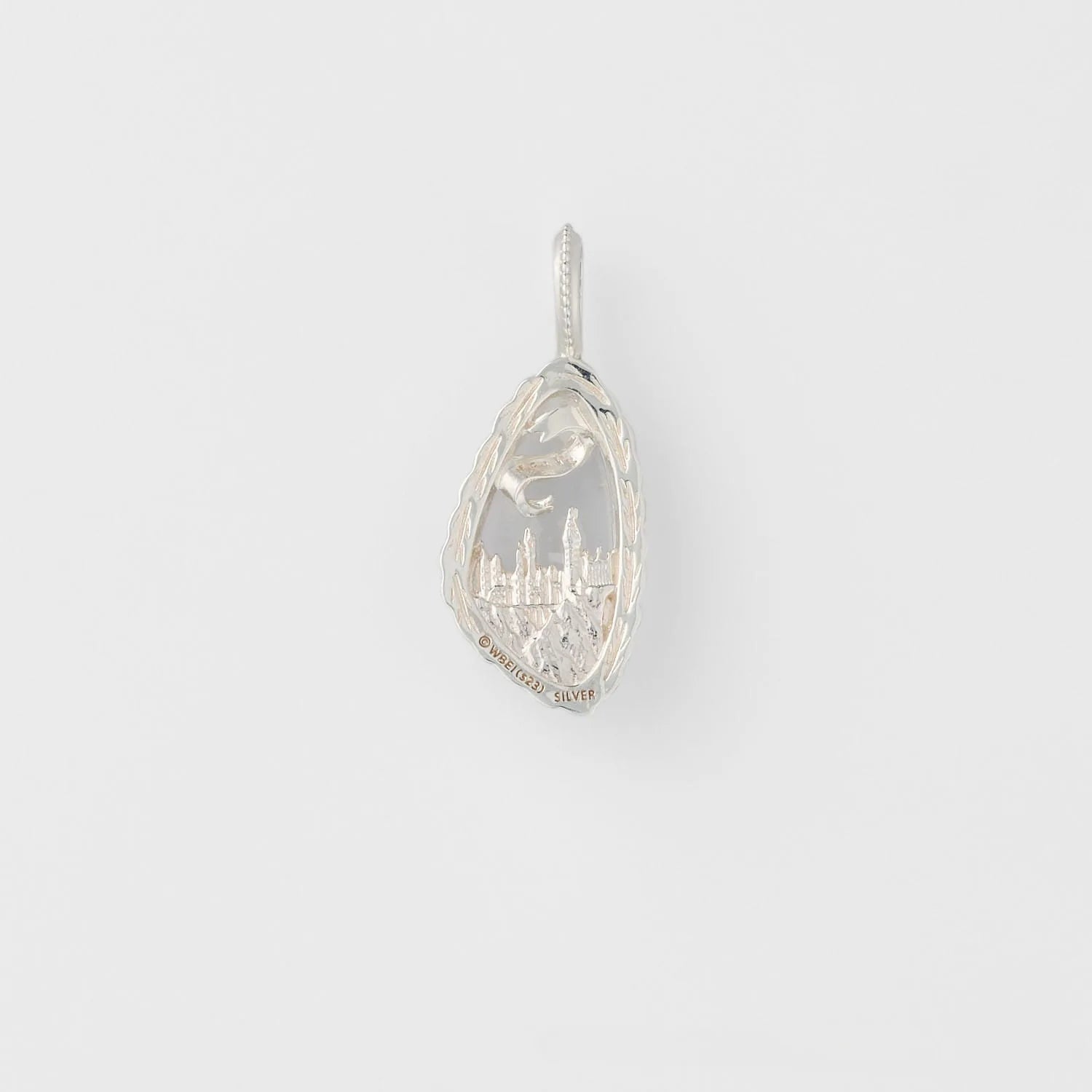 Niche French Style Design Romantic Dream Castle S925Silver White Crystal Pendant