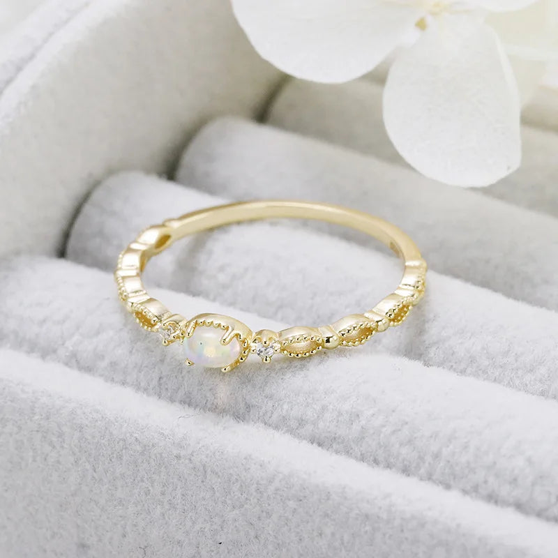 Emotional Factory 925 Sterling Silver 14K Gold Plated Gemstone Vintage Ribbon Lace Women'S Natural Red Garnet Ring