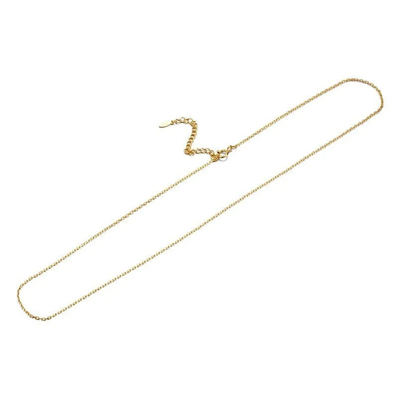 Emotional Factory 925 Sterling Silver 14K Gold Plated Gemstone Retro Hollow Opal Necklace for Women