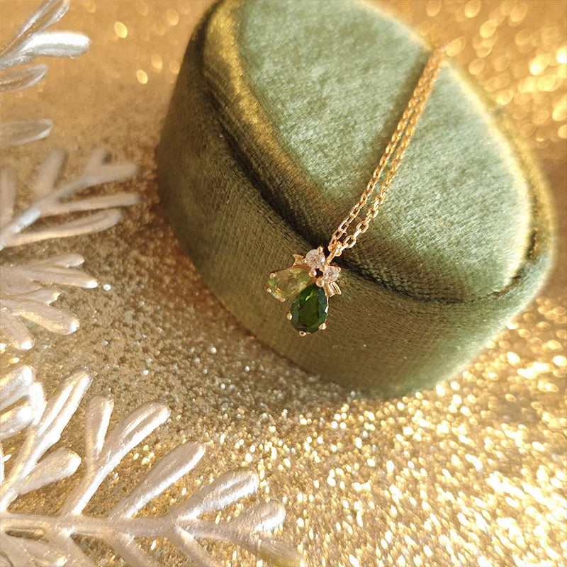 Emotional Factory 925 Sterling Silver 14K Gold Plated Gemstone Love Stone Skull Rose Quartz Pink Crystal Heart Necklace