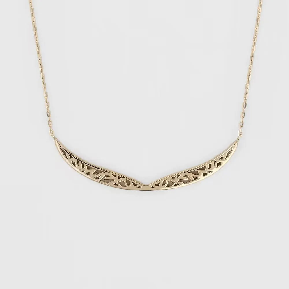 Exclusive Wholesale Offer: Elegant S925 Sterling Silver Necklace with 14K Gold Plated Japanese Retro Hollow Wing Design