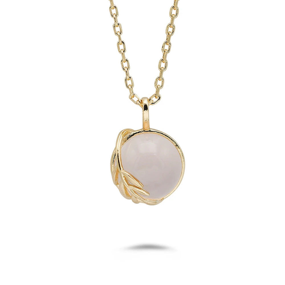 Emotional Factory 925 Sterling Silver 14K Gold Plated Gemstone Rainbow Stone Small Cute Snake Zircon Necklace