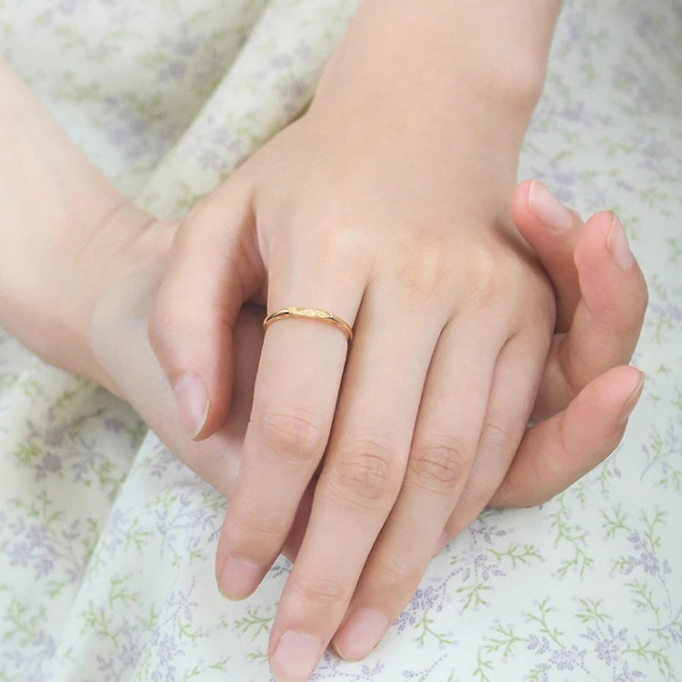 Emotional Bague De Mariage En or Factory 925 Sterling Silver 14K Gold Plated Gemstones Classical Name Stamped Ring