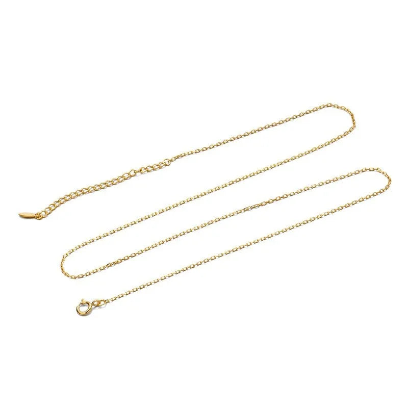 Accessories 925 Sterling Silver 14K Gold Plated Rhodium Plated Chain