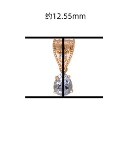 925 Sterling Silver 14K Gold Plated Gemstone Natural Aquamarine Classic Vintage Pendant