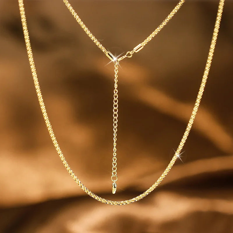 Emotional Factory 925 Sterling Silver 14K Gold Plated Gemstone Gypsophila Summer Sparkling Cauliflower Necklace