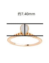 925 Sterling Silver 14K Gold Plated Gemstone Aquamarine Drop Stacked Ring