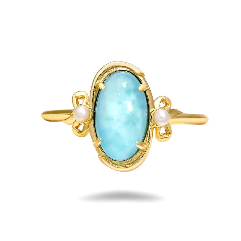 Japanese Style Anel De Noivado Anillo Plata 925 Luxury S925 Silver Plated 14K Gold Sea Grain Stone White Crystal Ring