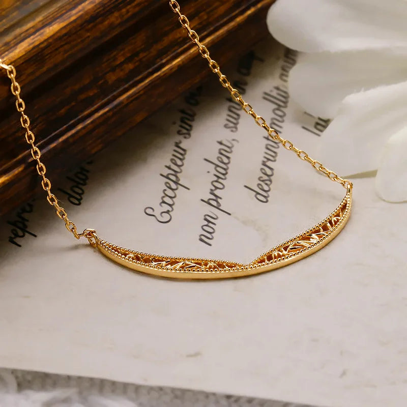 Exclusive Wholesale Offer: Elegant S925 Sterling Silver Necklace with 14K Gold Plated Japanese Retro Hollow Wing Design