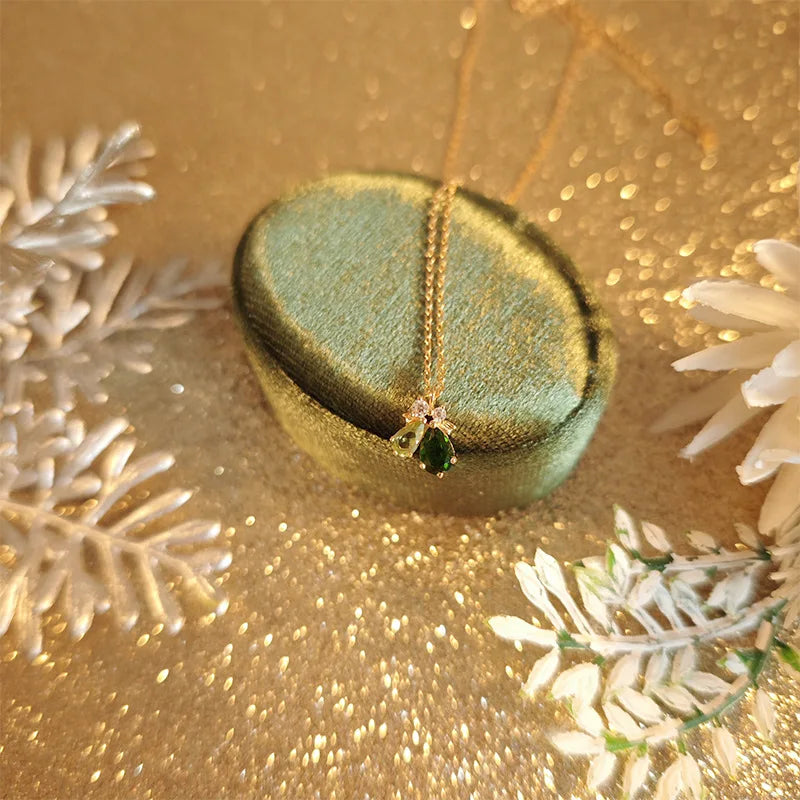 Emotional Factory 925 Sterling Silver 14K Gold Plated Gemstone Love Stone Skull Rose Quartz Pink Crystal Heart Necklace