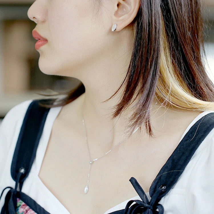 Emotional Factory 925 Sterling Silver 14K Gold Plated Gemstone Water Droplets Rock Crystal Vintage Earrings