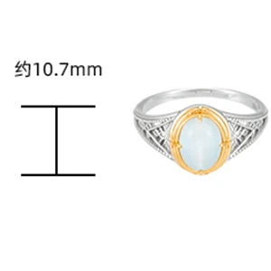 Classic Models Retro Synthetic Cat'S Eye Stone Ring