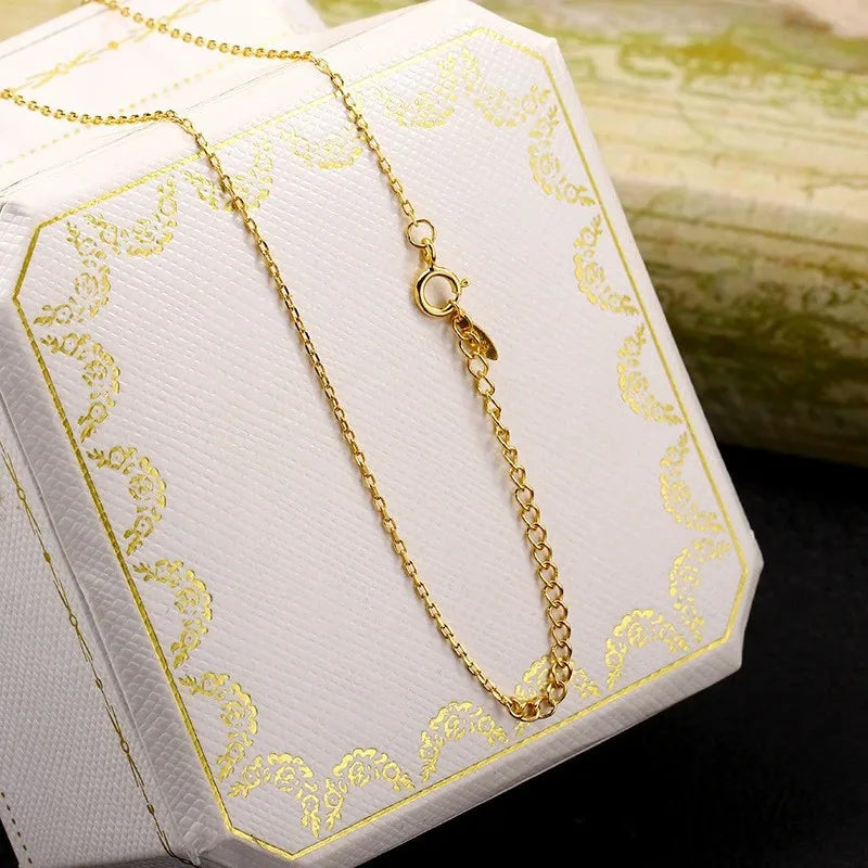 Accessories 925 Sterling Silver 14K Gold Plated Rhodium Plated Chain