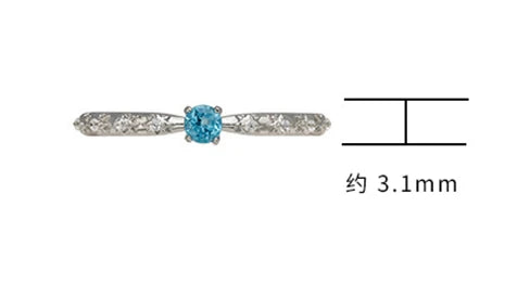 Emotional Factory 925 Sterling Silver 14K Gold Plated Gem Stone Gemstone Cz Zircon Geometric Square Apatite Ring